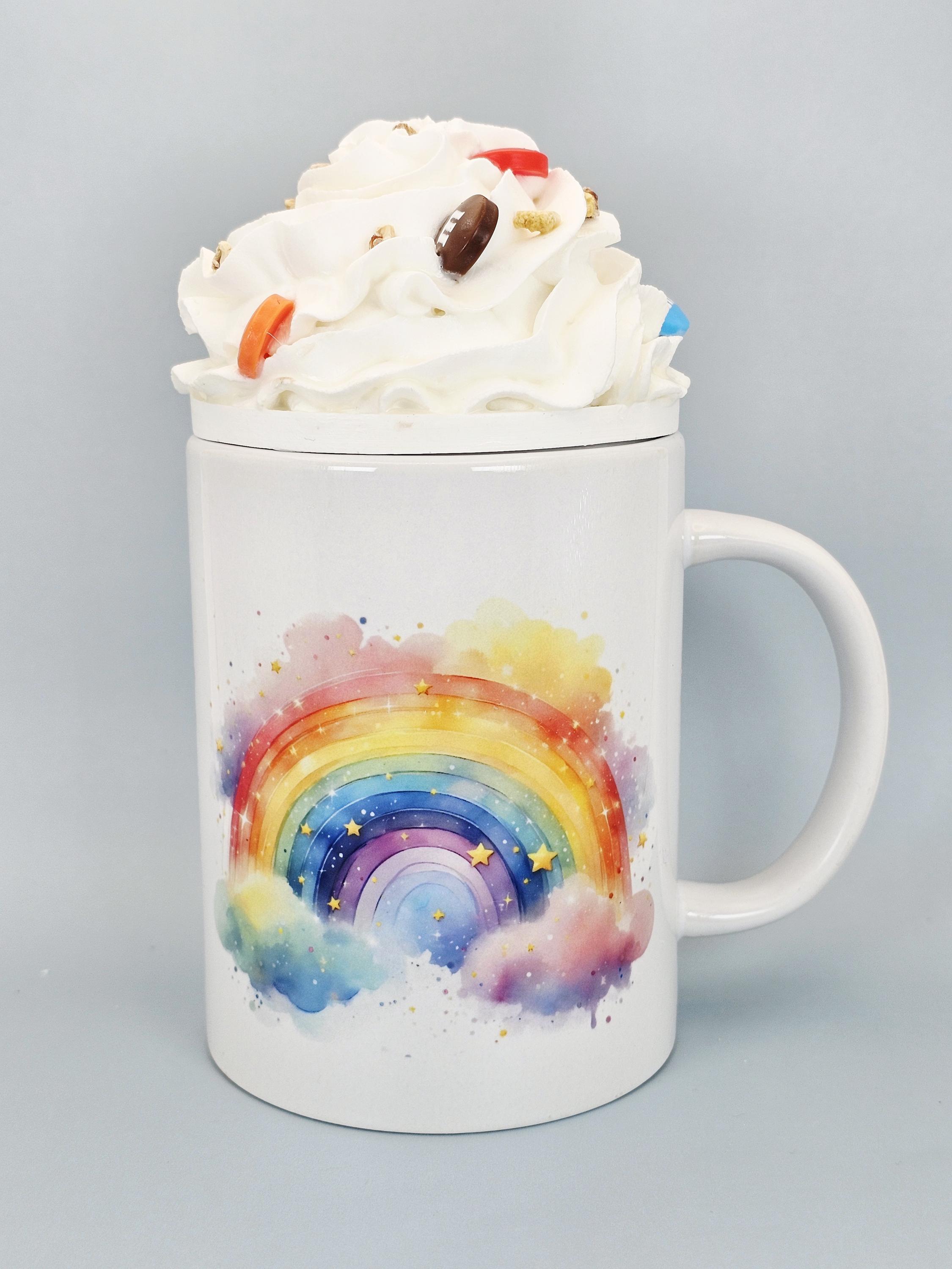 Peanut M&M Faux Whipped Cream Mug Topper  – Fits 15oz Mug - Thumbnail 3