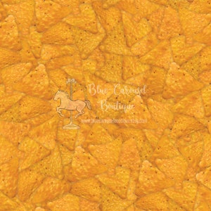 Spicy Sweet Chili Doritos Seamless Pattern: Custom Fabric, Wallpaper (Digital Download)