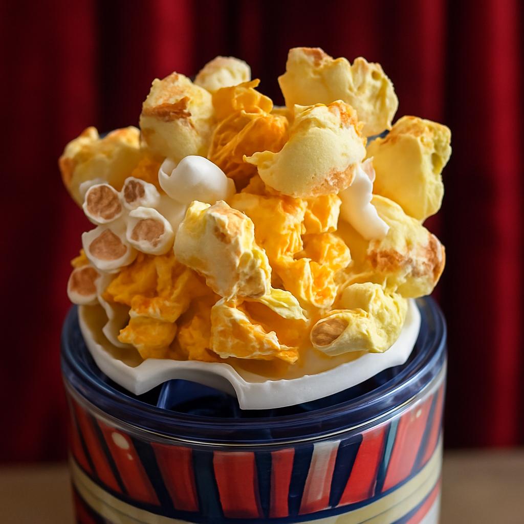 Luxury Movie Night 20oz Tumbler Set with Faux Popcorn Magnetic Topper, Straw & Cleaning Brush - Thumbnail 2