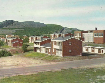 Kiruna Suecia Postal Vintage Escena de la Escuela Secundaria - España