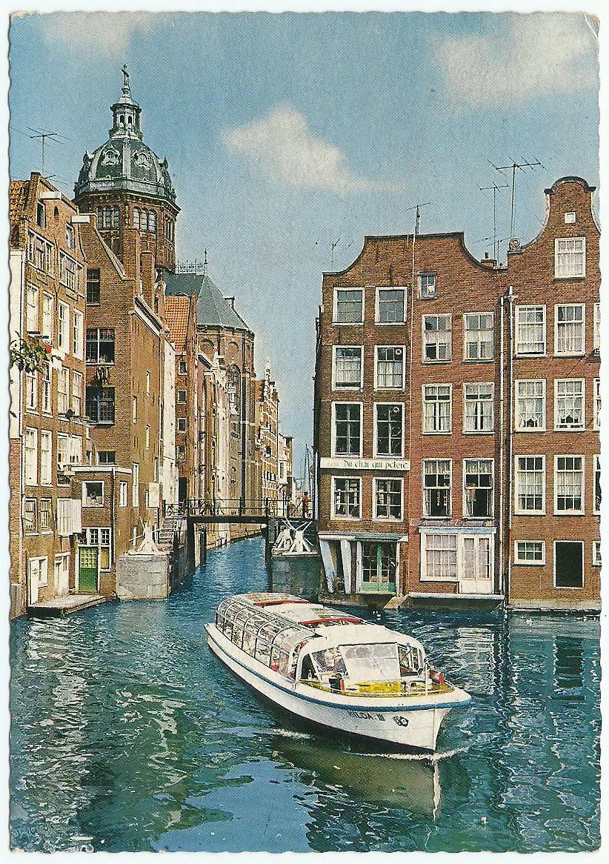 Amsterdam Netherlands Vintage Postcard the Little Lock