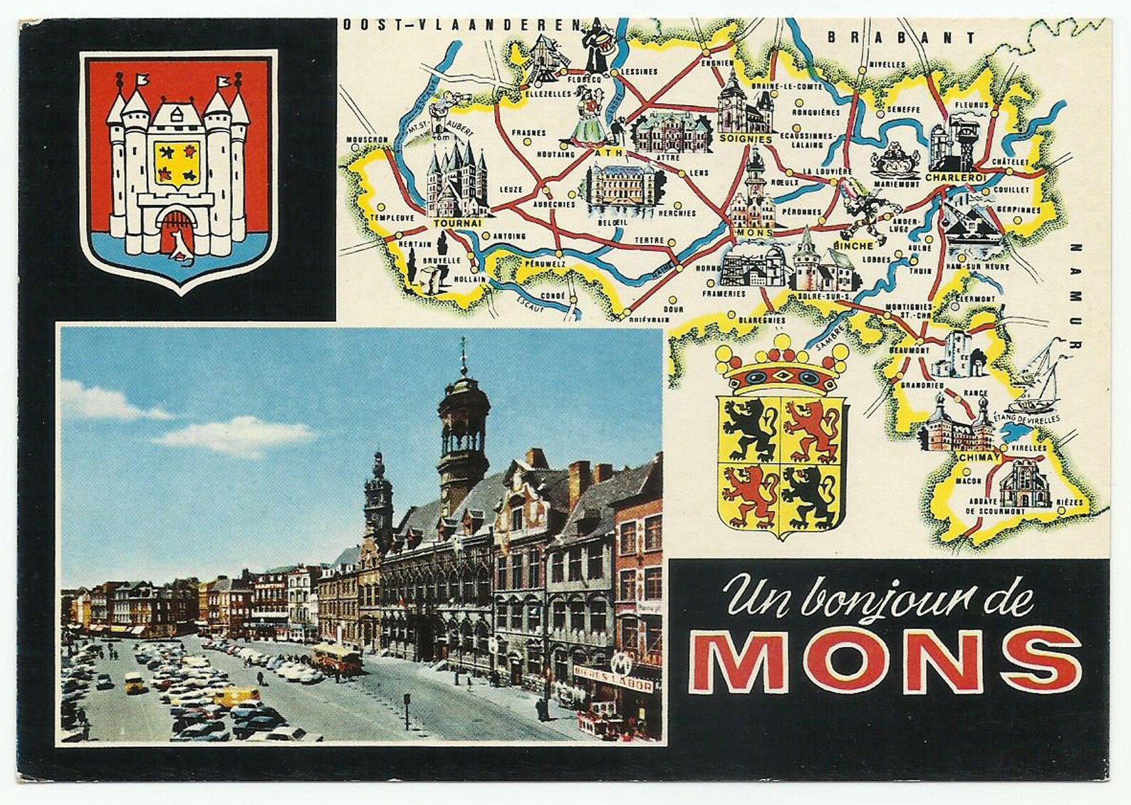 Mons Belgien Vintage Postkarte Stadtansicht-Karte-Wappen | Etsy Mons Belgien Vintage Postkarte Stadtansicht-Karte-Wappen | Etsy