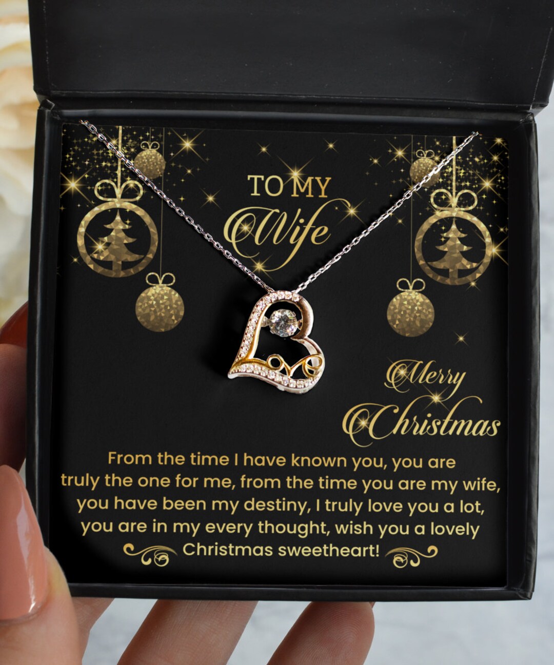 My Best Friend - To My Wife Necklace - From Husband - Christmas Gifts, –  Liliana and Liam