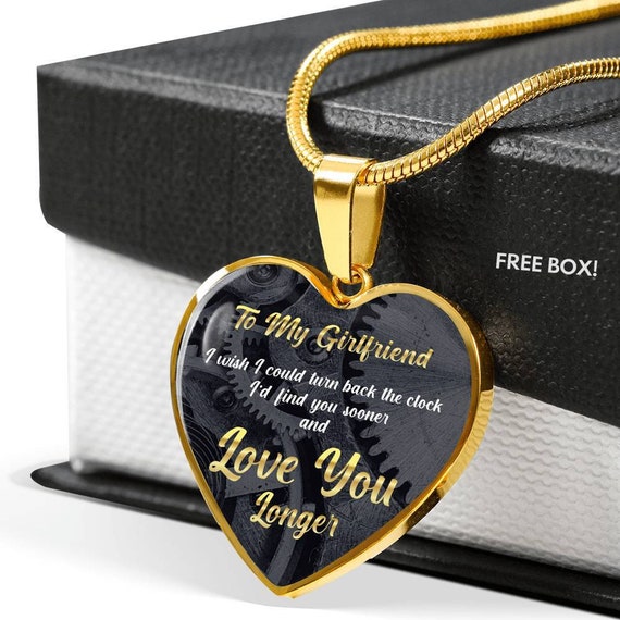 Gold necklace for my girlfriend deals