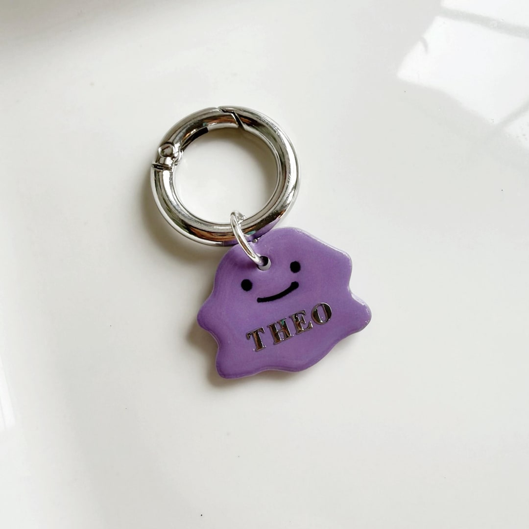 Copycat Monster Polymer Clay Pet ID Tag | Custom Clay Pet Tag | Retro ...