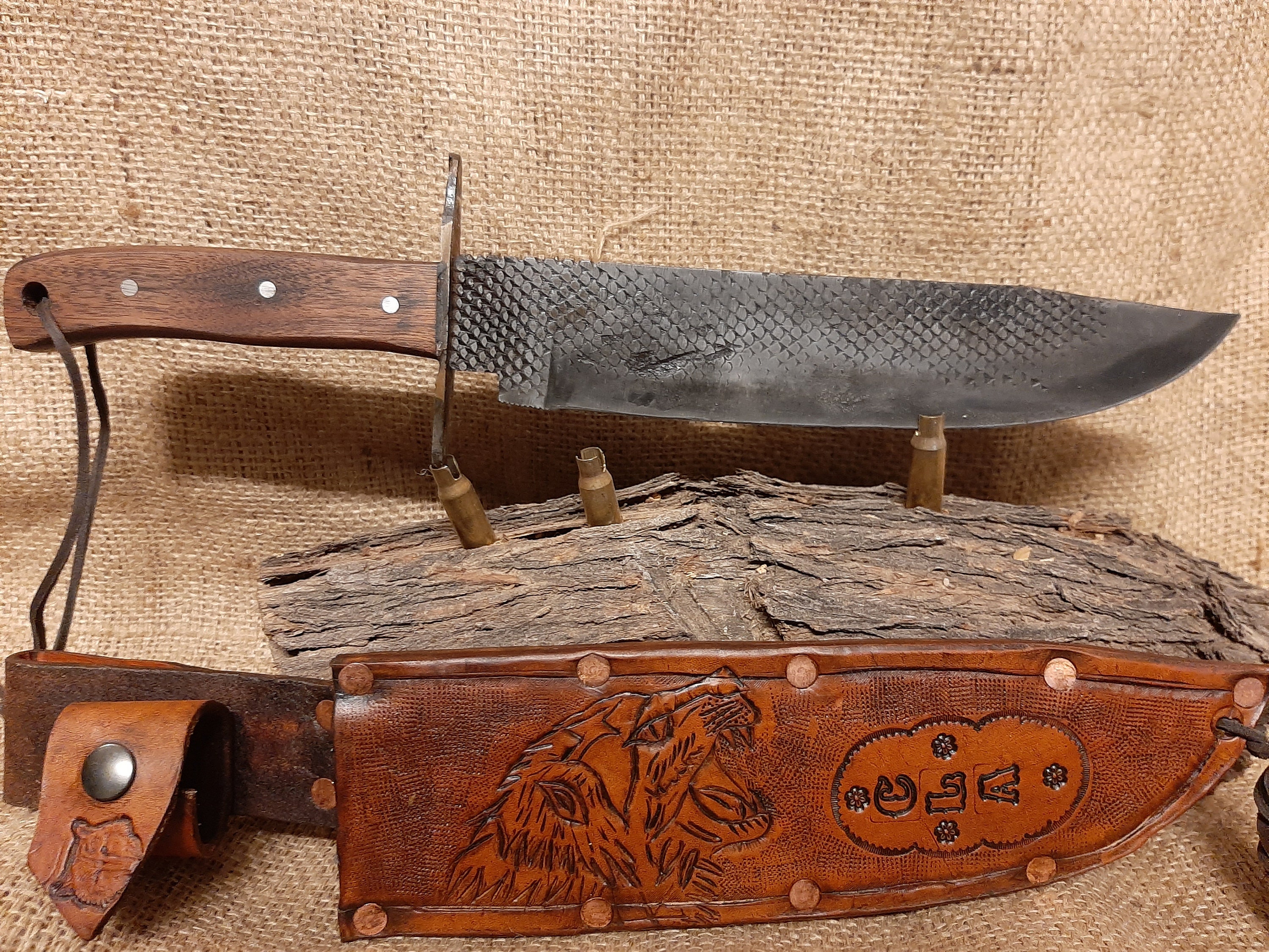 Western Style Bowie Knife Etsy