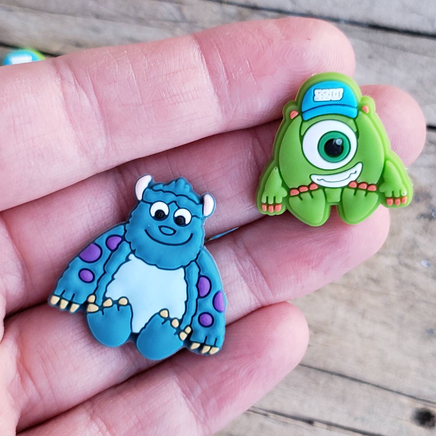 Monsters Inc - Set of 2 - PVC Resin - Flatback - Character - Supplies…