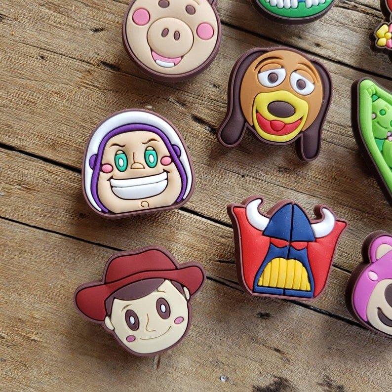 9PC Toy Story Shoe Charms Cartoon Charms Character Shoe Etsy