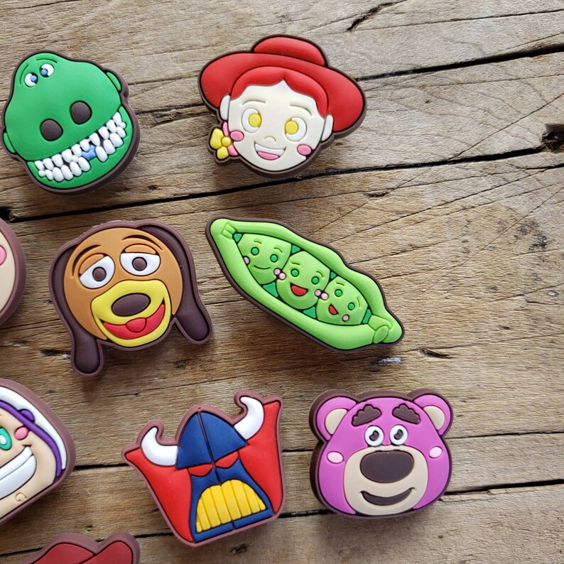 9PC Toy Story Shoe Charms Cartoon Charms Character Shoe Etsy