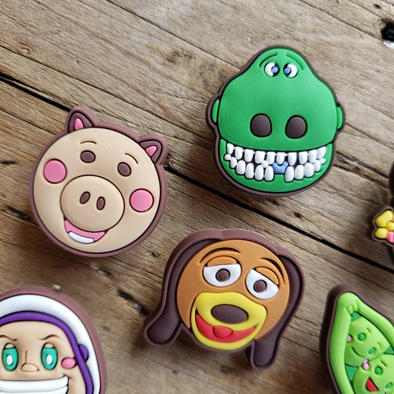 9PC Toy Story Shoe Charms Cartoon Charms Character Shoe Etsy