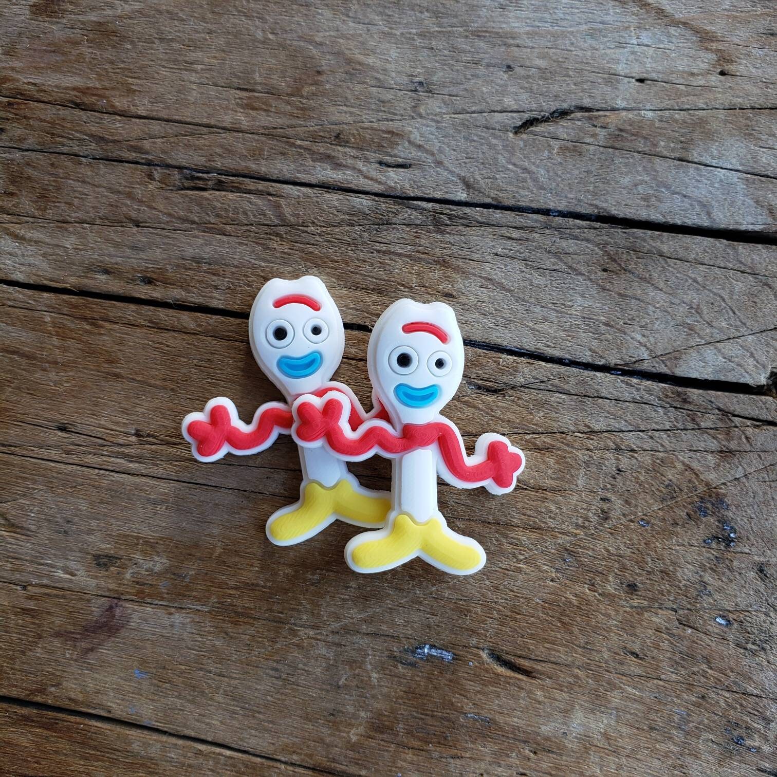 Forky - Set of 2 - PVC Resin - Flatback - Character - Supplies - Embe…