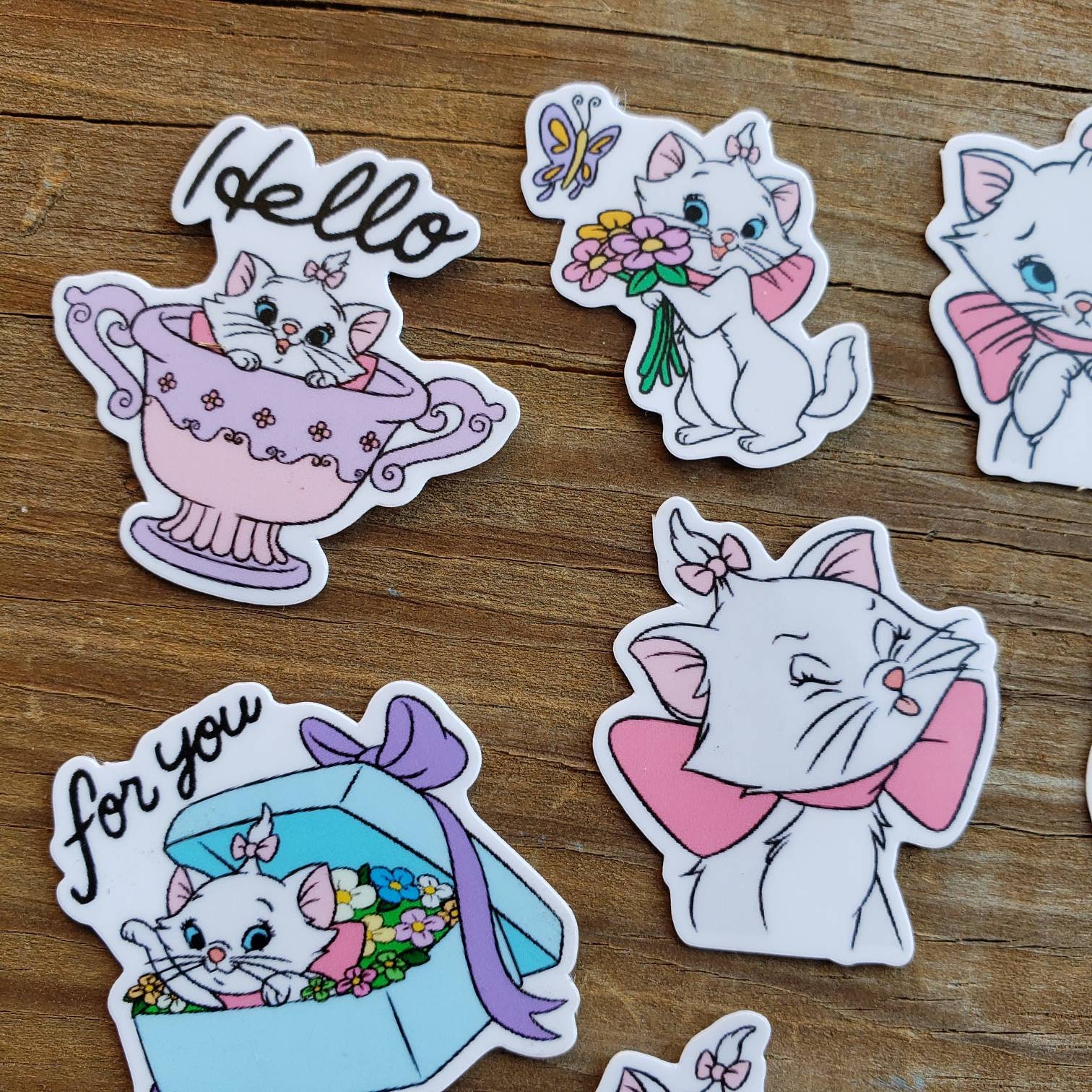 40 pcs Aristocats Sticker Pack Marie Stickers Vinyl | Etsy