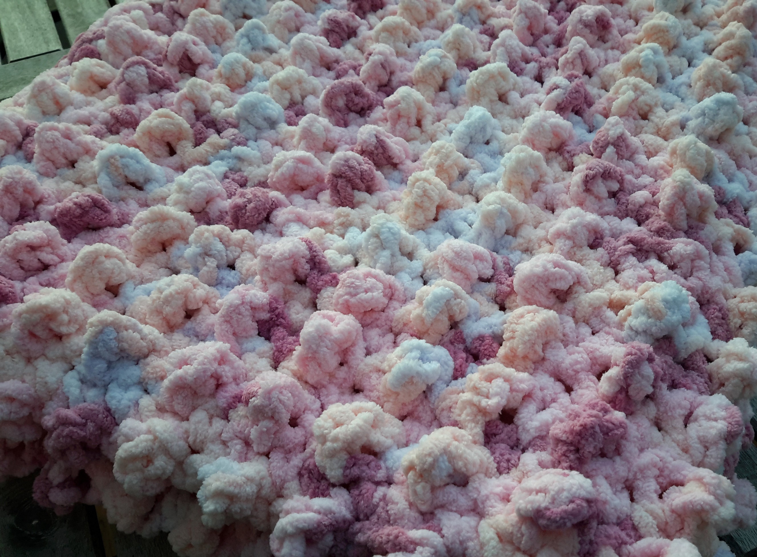 Baby Nubbie Blanket-Fast & Easy Chunky Baby Blanket Pattern-Easy Croc…