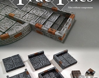 True-Tiles Intermidiate 60 Piece Kit / Fantasía / DnD / D&D / TableTop