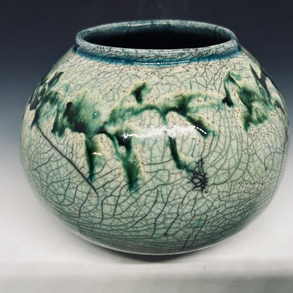 Raku Vase Etsy