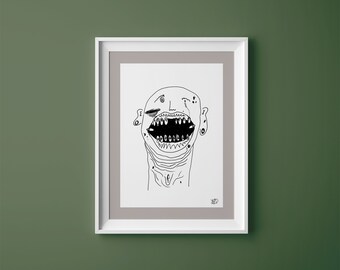 Candy Monster | Fine Art Giclée Archival Print