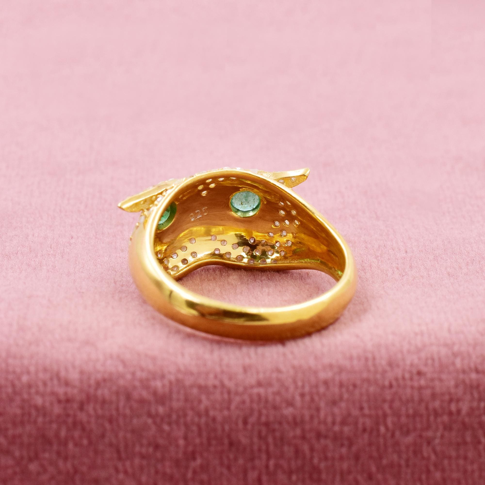 Owl Eyes Ring - Etsy