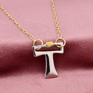 T Letter Carabiner Lock, T Alphabet Carabiner Lock, Custom Letter Carabiner Lock, Letter Lock Pendant, Carabiner Letter A to Z All Letter&#39;s