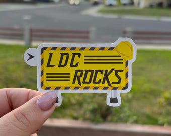 5 PACK - LDC Rocks! Stickers