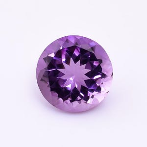 100% Natural Purple Amethyst Round Shape, Amethyst Loose Gemstone For Jewelry Making, Faceted Cut Amethyst Round Calibrated Size 14X14 mm