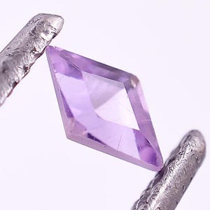 Natural Amethyst Rose De France Kite Shape, Amethyst Kite Shape Loose Gemstone, 2PCs Amethyst Kite Cut Jewelry Making Calibrated Size 5X3 mm