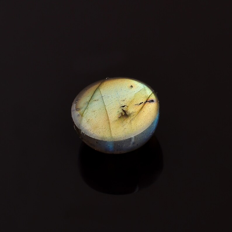 AAA Quality 100/% Natural Labradorite Gemstone Round Shape Cabochon Loose Gemstone For Making Jewelry 15X15X8 mm SJ-401 13.85 Ct