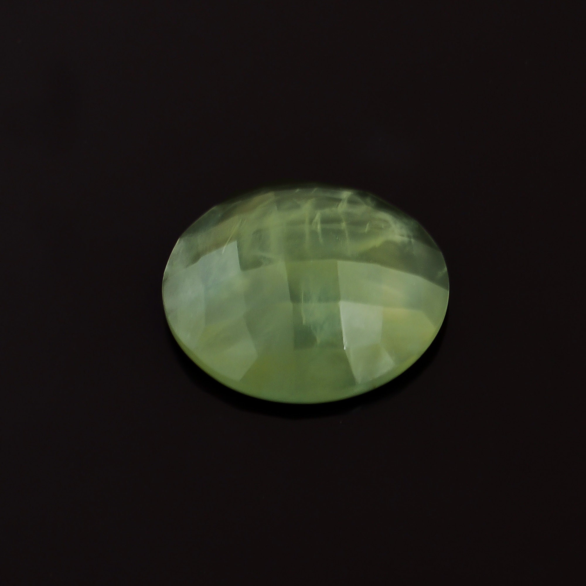 AAA Quality Natural Prehnite 3MM-10MM Round Faceted Cut Loose Gemstone