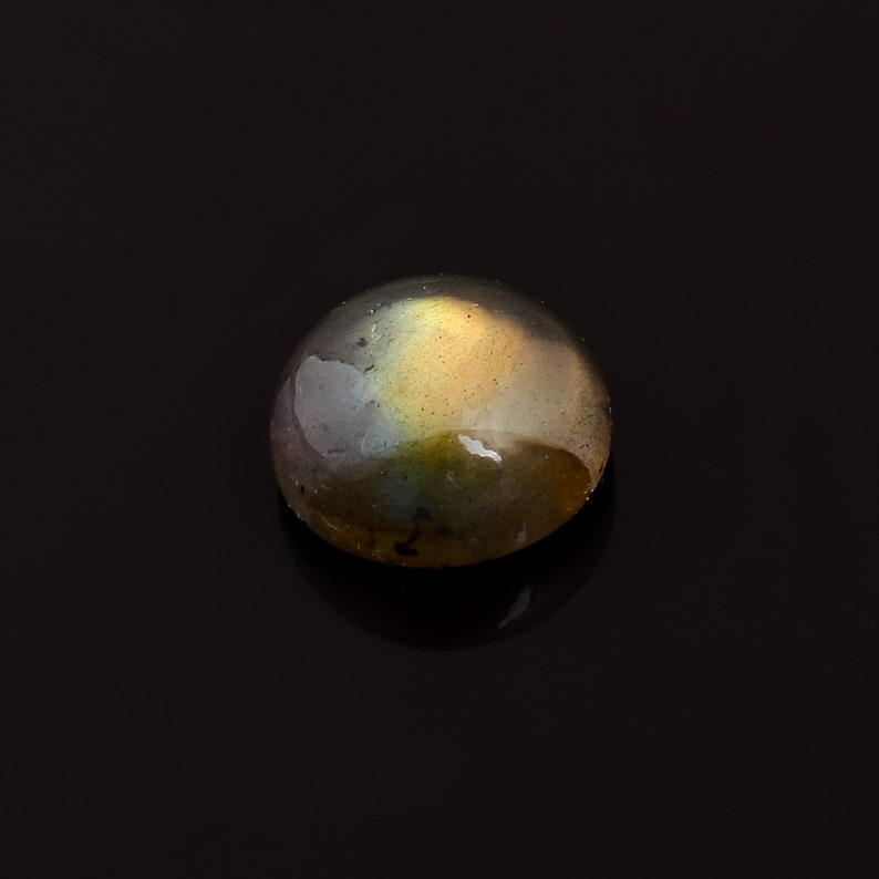 AAA Quality 100/% Natural Labradorite Gemstone Round Shape Cabochon Loose Gemstone For Making Jewelry 15X15X8 mm SJ-401 13.85 Ct