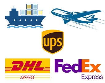 Express Shipping Upgrade: FedEx, DHL, UPS (8-10 Day Delivery)