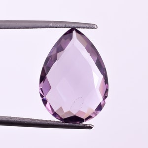 Top Quality Pink Amethyst Pear Shape Briolette Cut, Rose De France Pear Loose Gemstone For Jewelry, Amethyst Quartz Calibrated Size 18X13mm