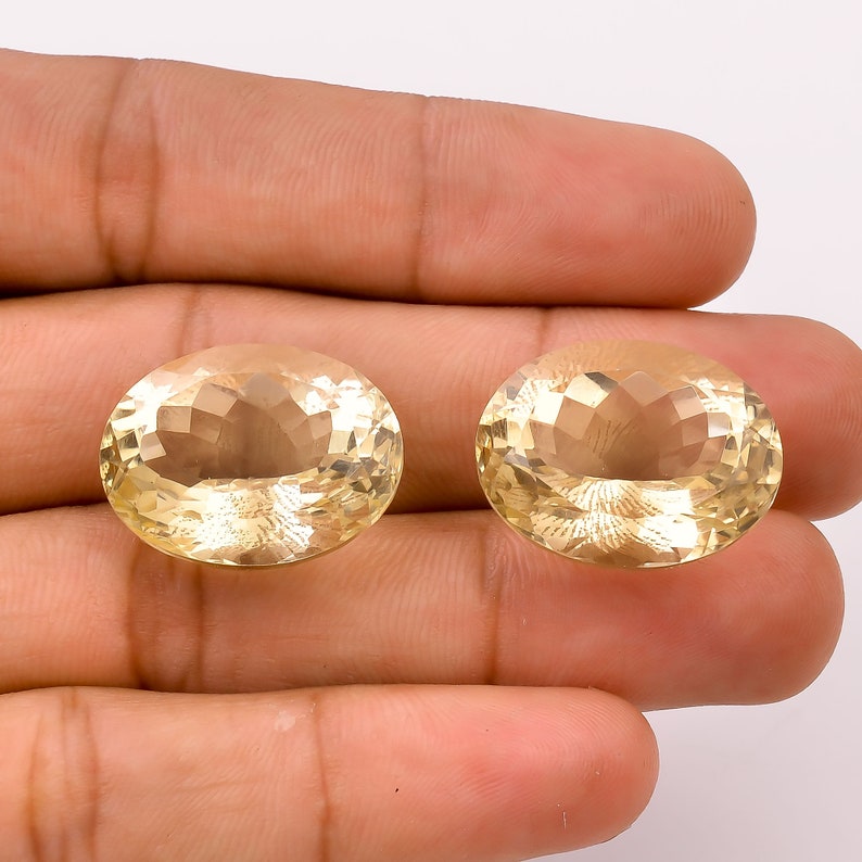 5 PCs Lot AAA Quality 100/% Natural African Citrine Quartz Oval Shape Brilliant Cut Stone Gemstone For Making Jewelry 150 Ct 23X18X13 mm