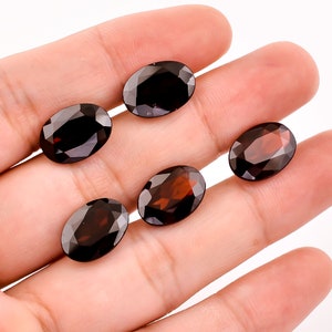 Natürliche Mosambik Granat ovale Form facettierten Schnitt, Granat lose Edelstein für die Schmuckherstellung, dunkelroter Granat ovalen Schnitt kalibrierte Größe 14 x 10 mm