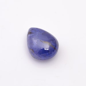 Loose Semi Precious Cabochon Stone Outstanding Tanzanite Cabochon Pear Shape Natural Big Tanzanite Cabochon Gemstone For Ring And Pendant