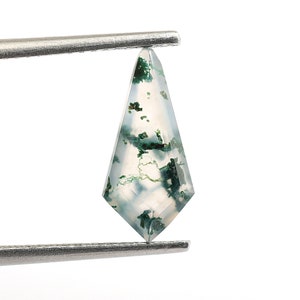 Moss Agate Kite Shape Brilliant Cut, Top Quality Natural Moss Loose Gemstone For Jewelry Making, Moss Agate Kite Calibrated Size 10X5 mm