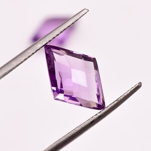 100% Natural Pink Amethyst Kite Shape Briolette Cut, Rose De France Loose Crystal, Calibrated Cut Jewelry Use Stones, Birthday Gift 15X10 mm