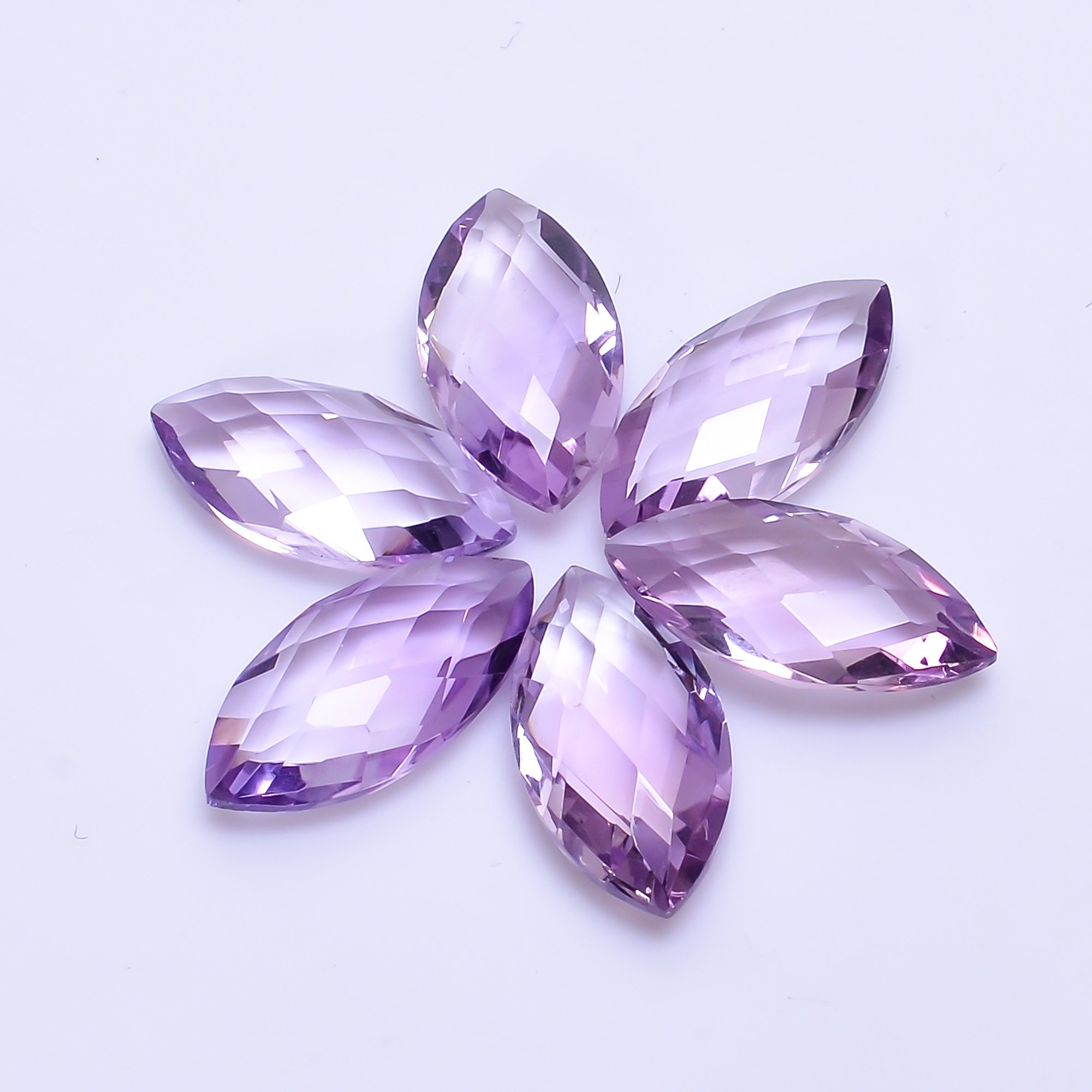 Natural Rose De France GemstoneAAA Quality Natural Amethyst Etsy