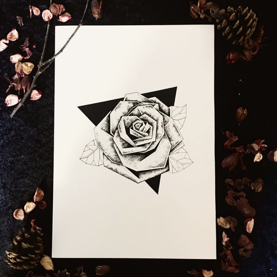 A3 Geometric Ink