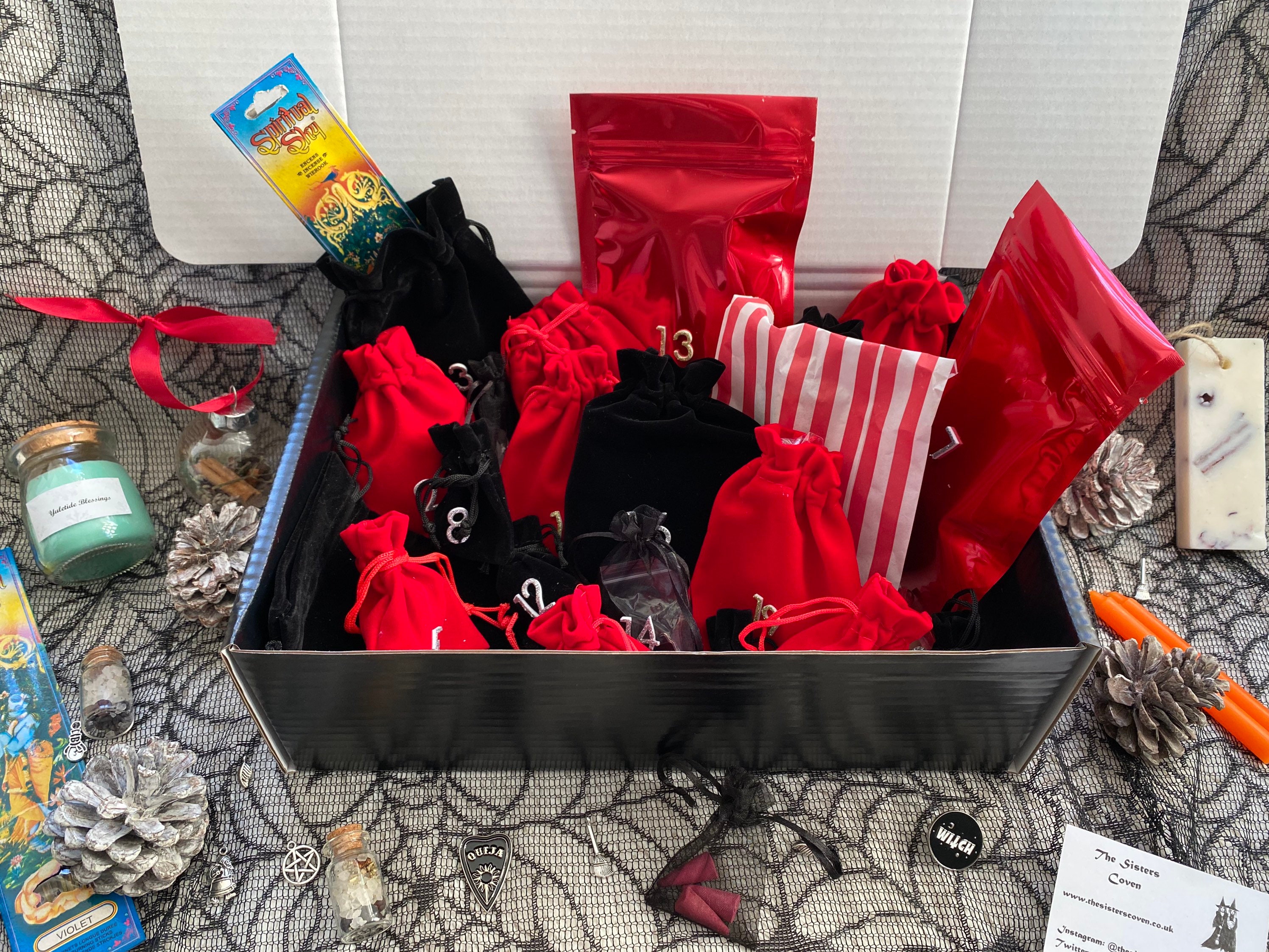 Witches Advent Calendar Magick Witchy Gift Set Gothic Etsy