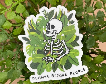 Plants Before People Sticker