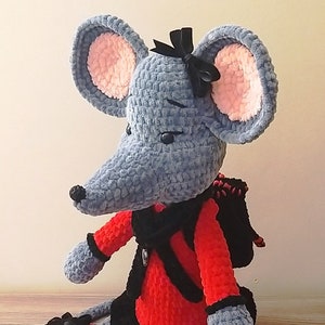 Knitted toy mouse, Year of the mouse, knitted mouse, knit toy, crochet toy mouse, knit mouse, mouse toy, knitted toys