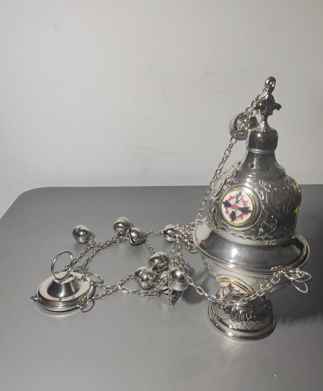 Church Incense Burner With Chains New Censer Vessels for Etsy