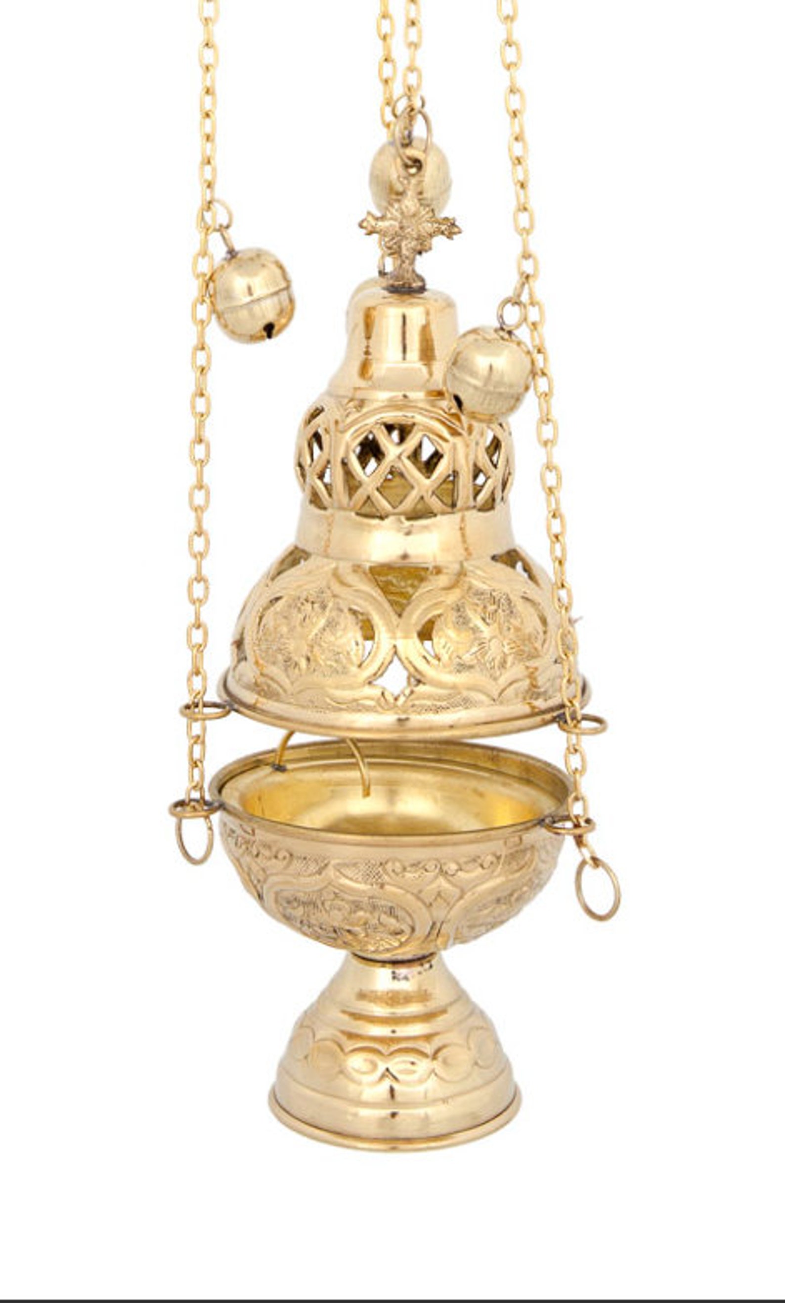 Church Incense Burner With Chains, New Censer, Vessels for Priest