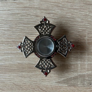 Reliquary, small metal cross for holy relics 2.2cm saver, icons reliruary, volumetric relics for church gifts, Christian religious gift idea
