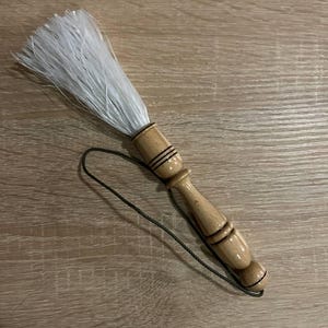 Aspersor portátil pequeño, aspersor de madera, cepillo de agua bendita kropilo, aspersor de implementos litúrgicos ortodoxos para el hogar, iglesia griega