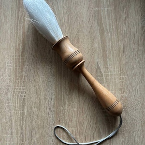 Big Portable aspergillum, wooden aspersorium, Holy Water Brush wood kropilo, Home Orthodox liturgical implement sprinkler, Greek church