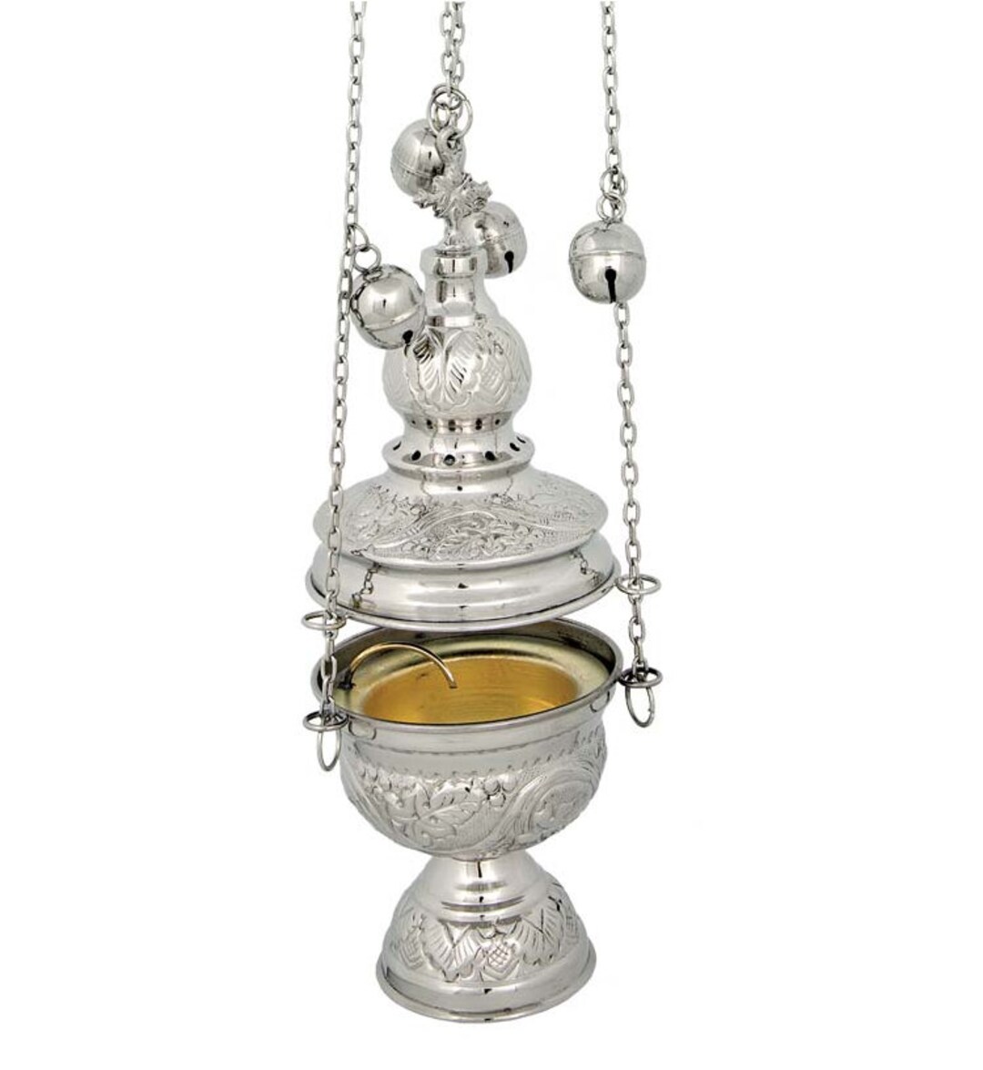 Church Incense Burner With Chains New Censer Vessels for Etsy