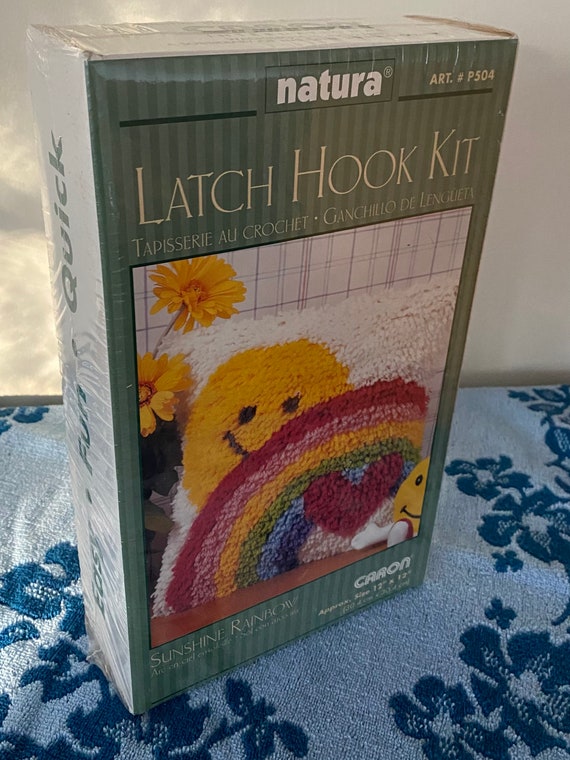 Caron P504 Natura Latch-Hook Kit Sunshine Rainbow 12 x 12