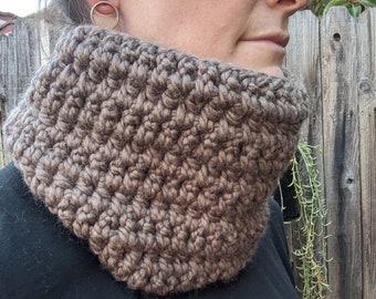 Handgemaakte sjaal, Taupe