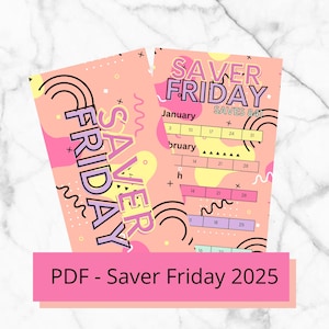Saver Friday 2025 PDF Digital Download