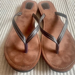 Sandals Hand Stitched Full Grain Leather Flip Flops For Summer Beachwear Holiday Gift And Birthday Present For Her